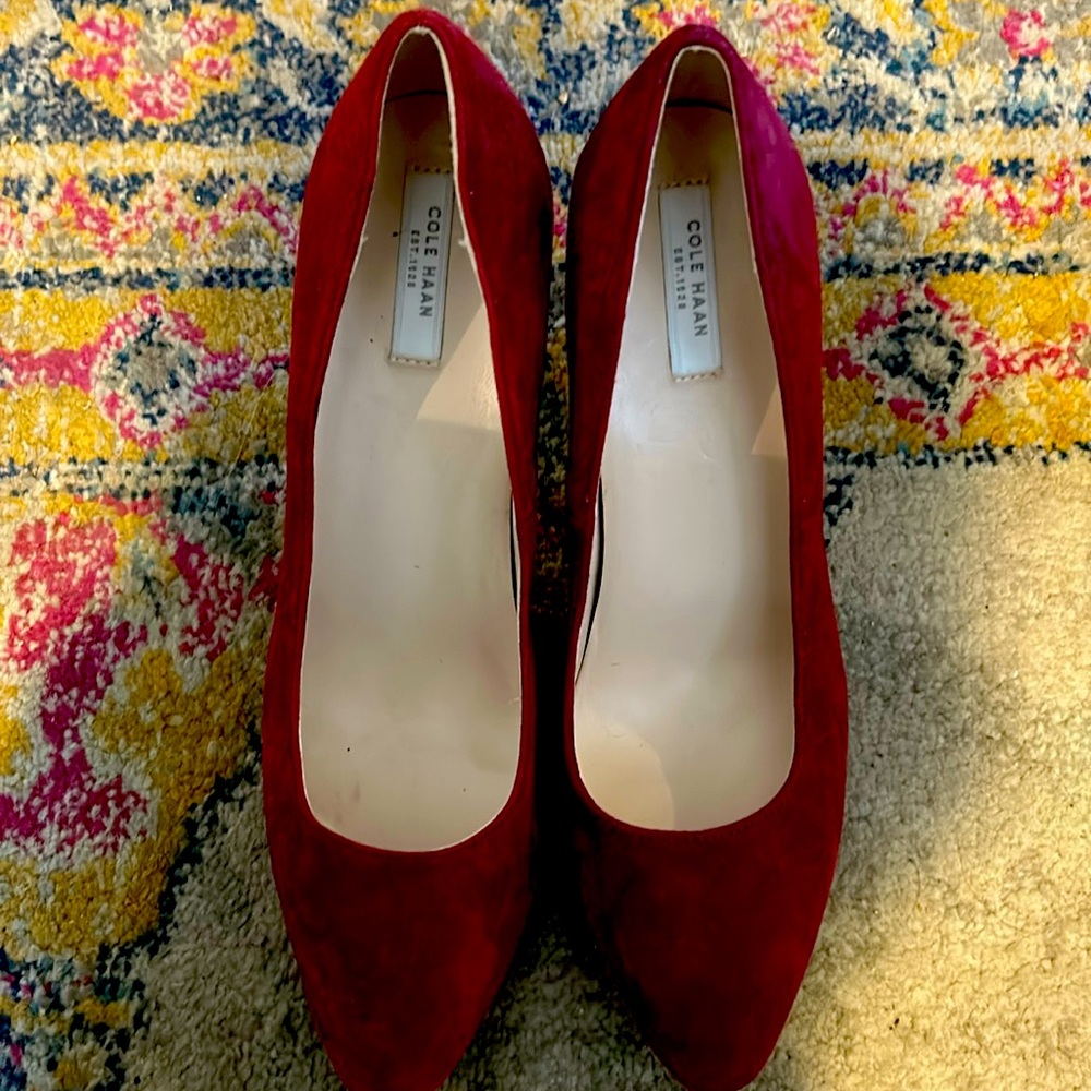 Cole Haan Redish Burgandy 8  8 1/2  2 pairs brand new. Never worn.